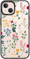 Compact iPhone 13 Case - Spring Botanicals 2 Clear Black