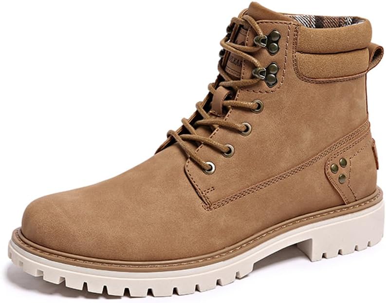 Fur Lined Waterproof Men's Snow Boots- CARLKARIDA
