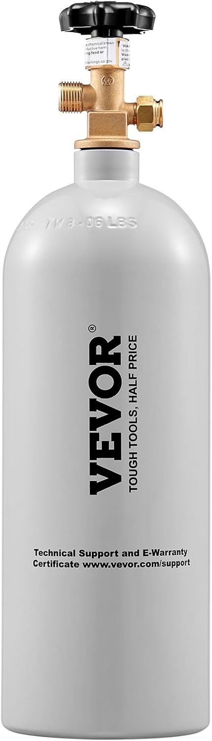 VEVOR CO2 Tank 5 lbs Aluminum Alloy Cylinder for Beer and Soda