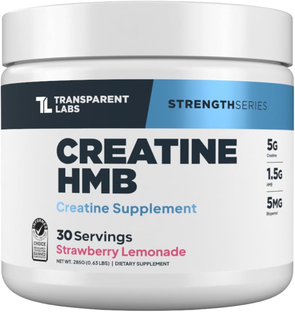 Transparent Labs Creatine HMB for Enhanced Muscle Growth