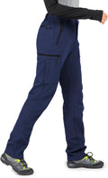 Womens Fleece Lined Hiking Pants - Insulated Water-Resistant