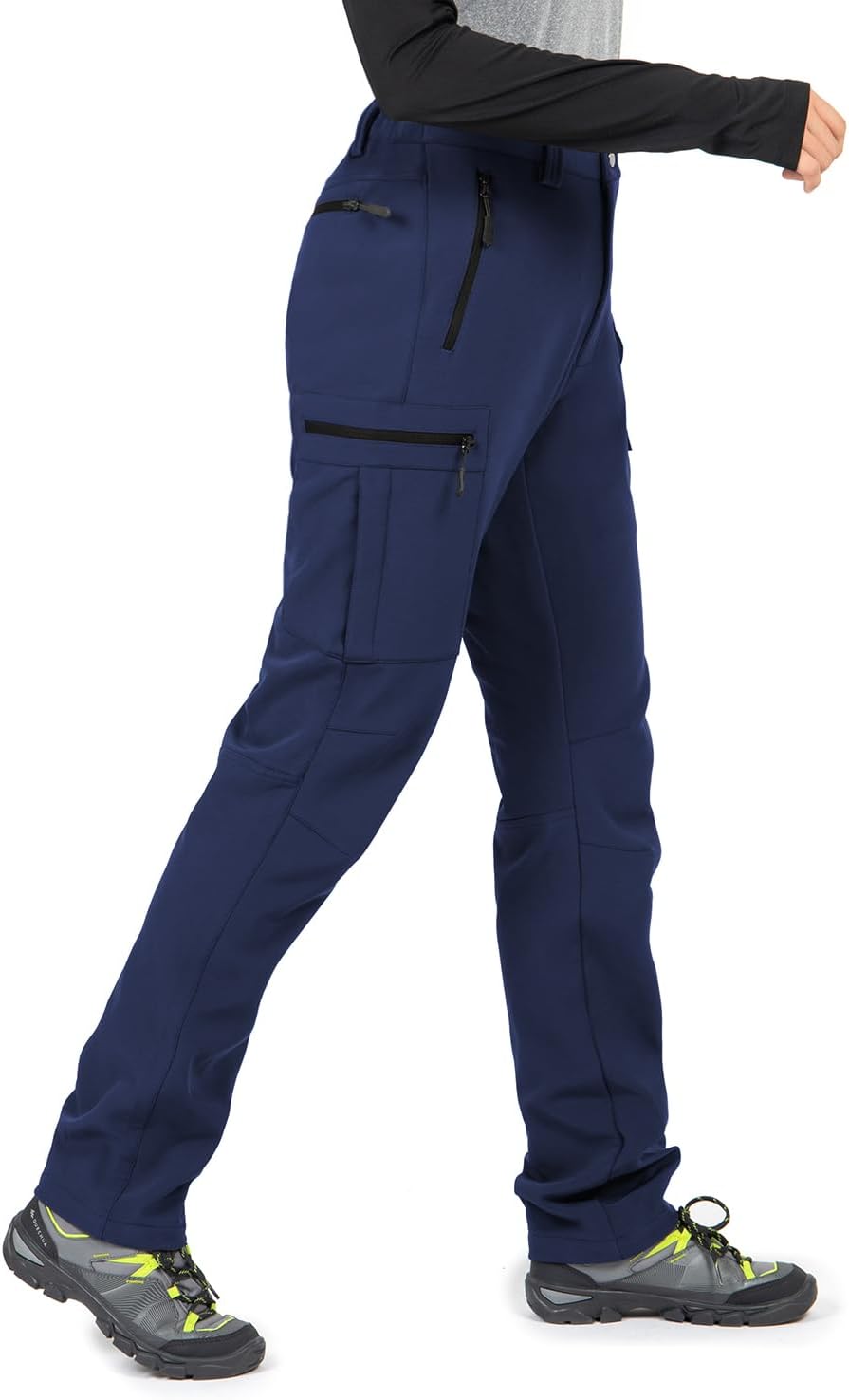 Wespornow Women's Fleece Lined Hiking Pants for Winter Adventures