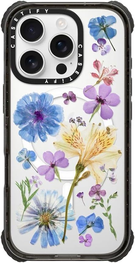 CASETiFY Ultra Impact iPhone 16 Pro Case with Floral Design