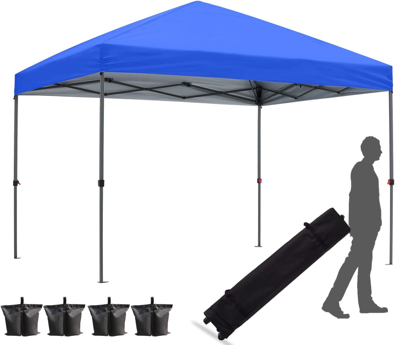 10x10 Pop Up Canopy Tent for Outdoor Events and Activities