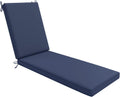 Outdoor Chaise Lounge Cushions 80 in x 26 in x 3 in - Waterproof Navy