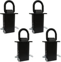 4PCS 16200lbs Trailer Stake Pocket D Ring Tie Downs - Heavy Duty Cargo