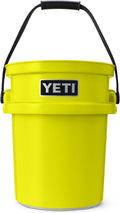 5-Gallon Loadout Bucket Firefly Yellow - Heavy Duty Utility Bucket