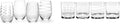 Mikasa Cheers Stemless Wine & Double Old Fashioned Glasses - Festive