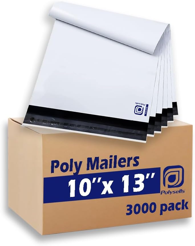 Durable Poly Mailers 3000 pcs 10x13 Inches for Shipping Needs
