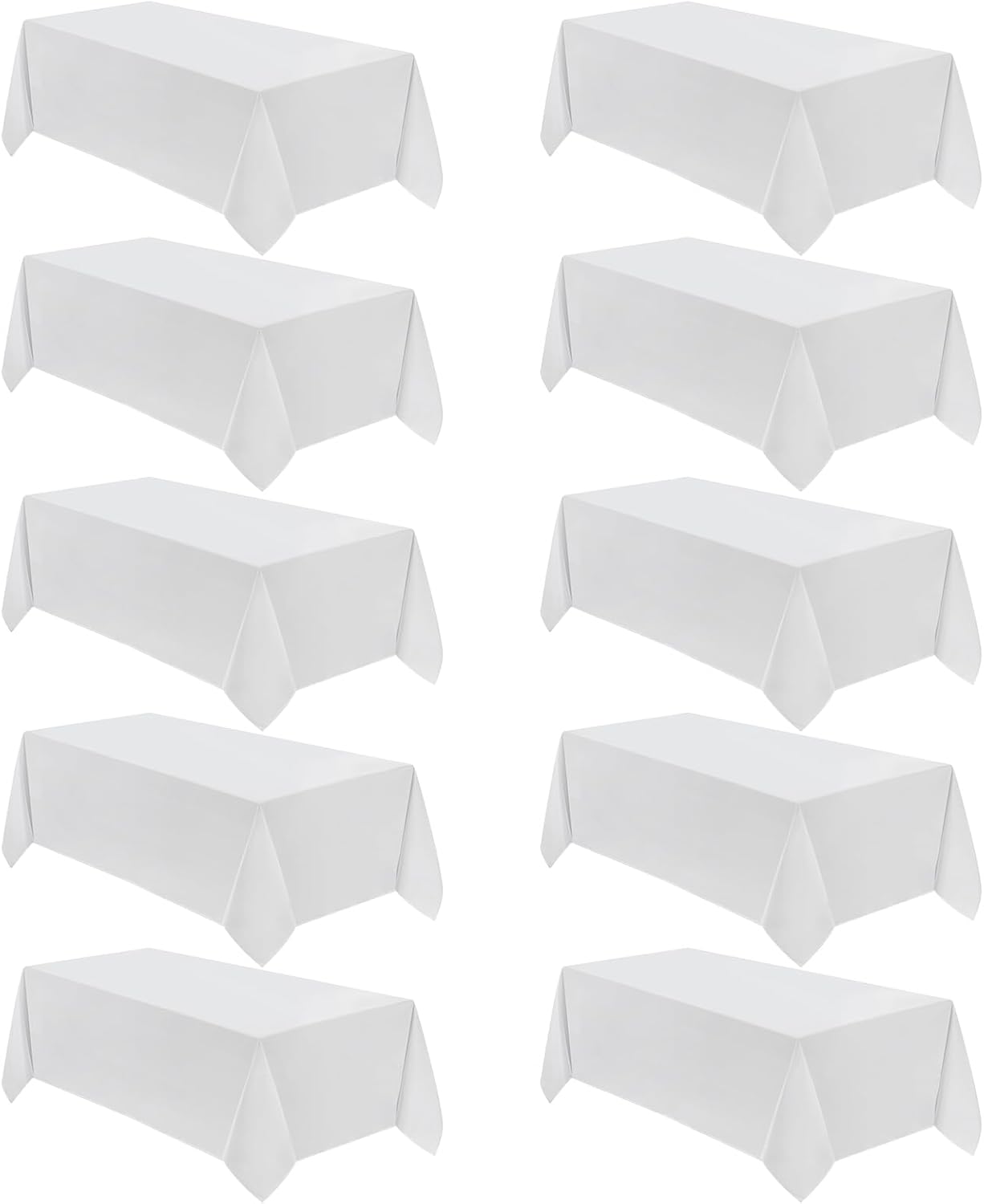 Premium 90x132 Inch Polyester Tablecloths for Events and Dining
