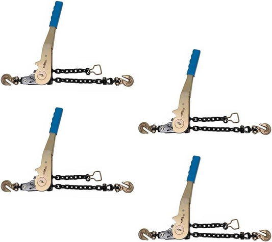 1/4in - 5/16in Easy Binder Chain Binder with Grab Hooks - 4 Pack