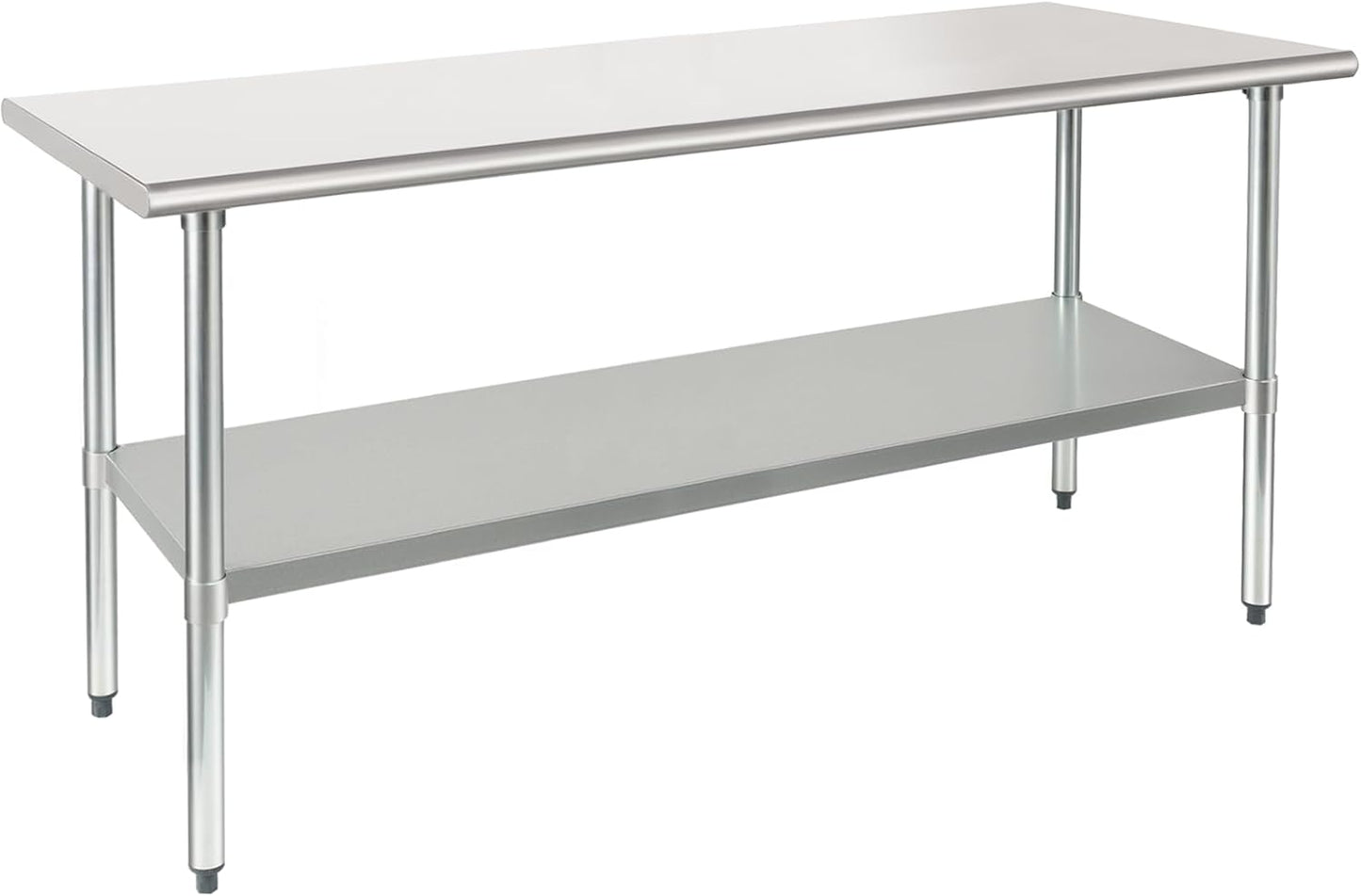 HARDURA Stainless Steel Table 30X72 Inches for Food Prep