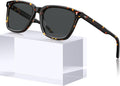 Acetate Polarized Sunglasses for Women Small Face - Tortoise Style
