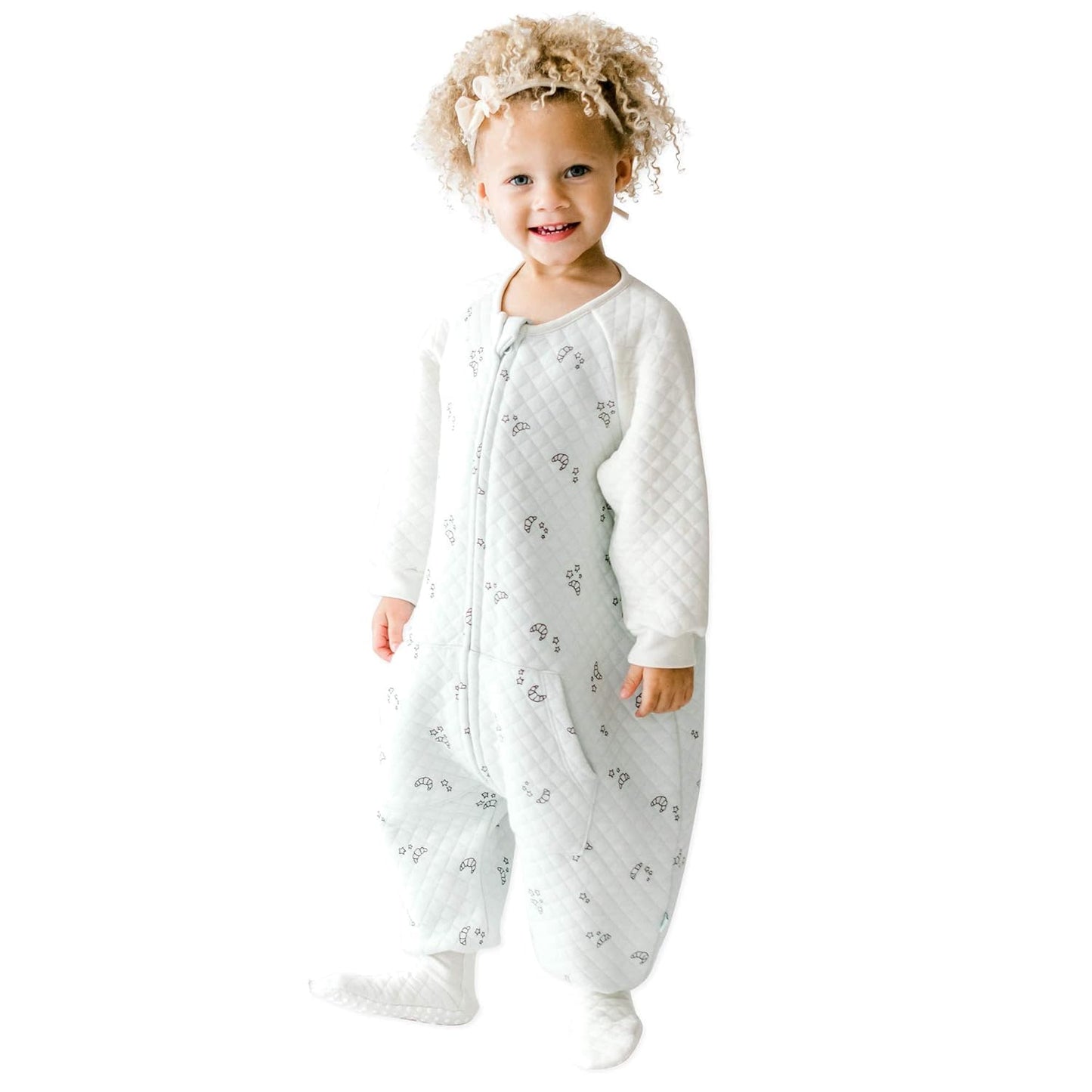 Tealbee Dreamsie Toddler Sleep Sack with Long Sleeves and Footies