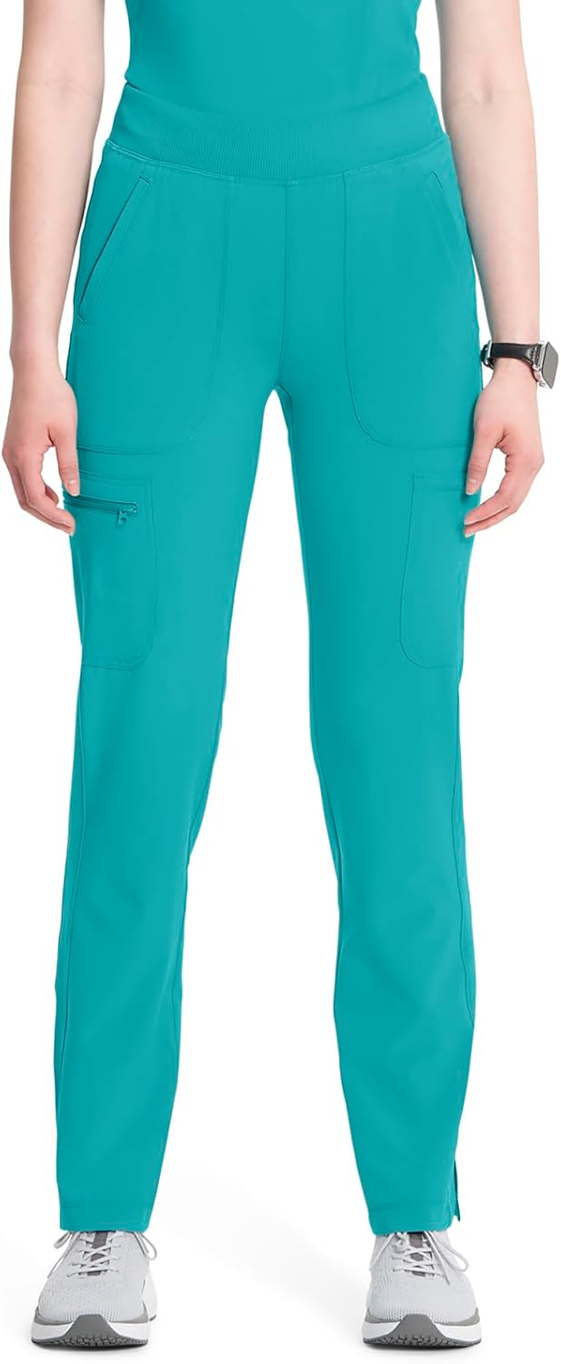 Cherokee Infinity Women's Scrub Pant with Tapered Leg Design