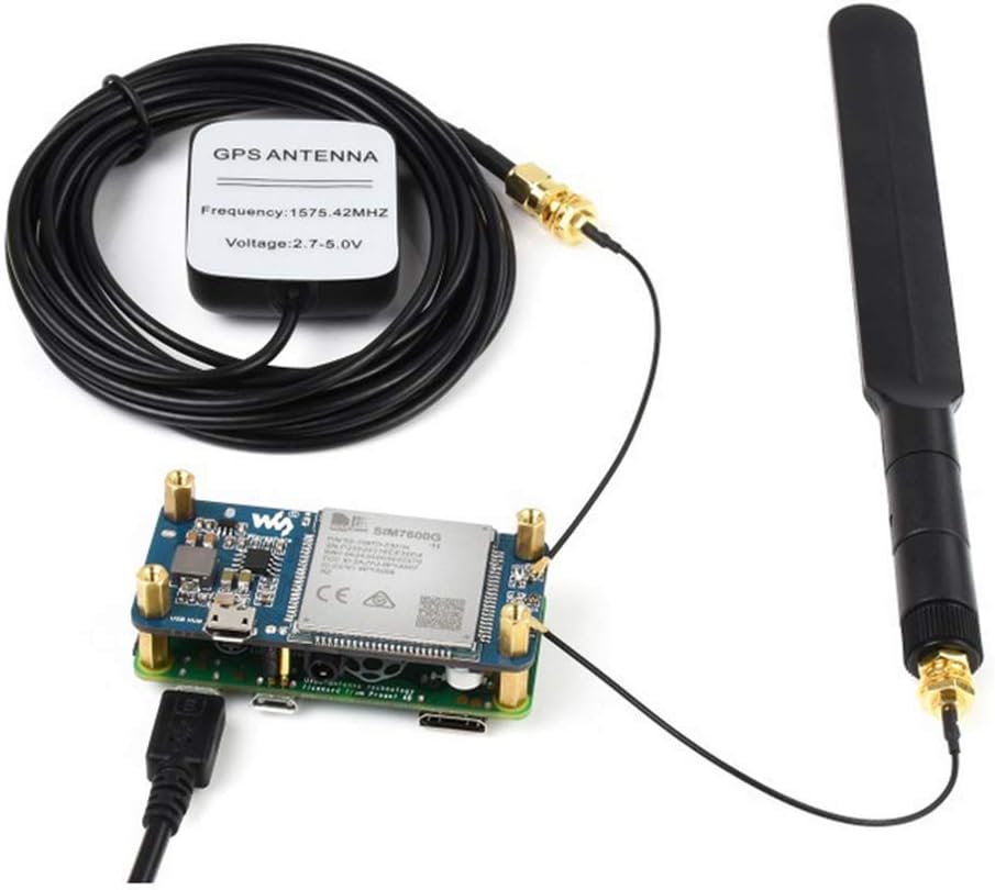 LTE Cat-4 4G HAT for Raspberry Pi with GNSS Positioning