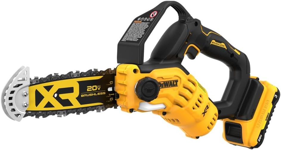 DEWALT 20V MAX 8 inch Brushless Cordless Pruning Chainsaw Review