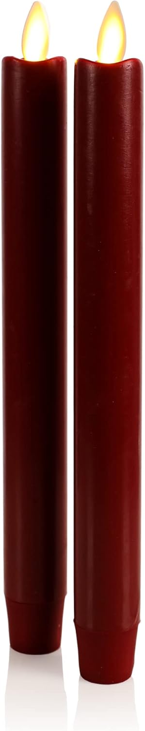 Luminara Flameless Battery Operated Taper Candle Set of 2