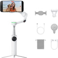 Insta360 Flow 2 Pro Creator Bundle White - Foldable AI Phone Gimbal