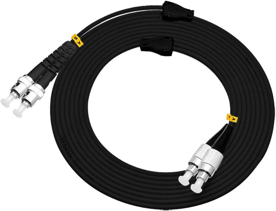 100FT FC to ST Outdoor Armored Duplex Fiber Optic Cable Jumper
