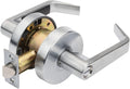 Dynasty Hardware Passage Door Lever Lockset - Heavy Duty Satin Chrome