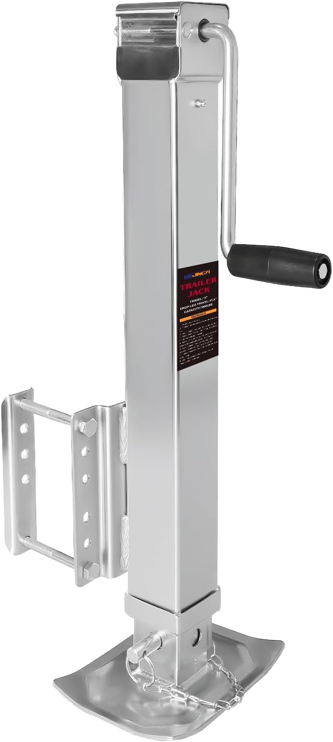 Heavy Duty Trailer Jack Lift with 8000lb Support Capacity