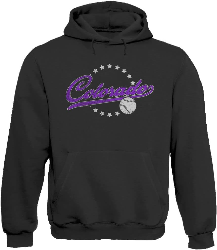 Xtreme Apparrel Team Vintage Style Men's Hoodie for Baseball Fans