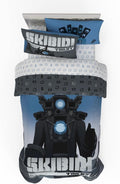 Franco Skibidi Toilet Gamer Bedding Twin Set - Soft Reversible