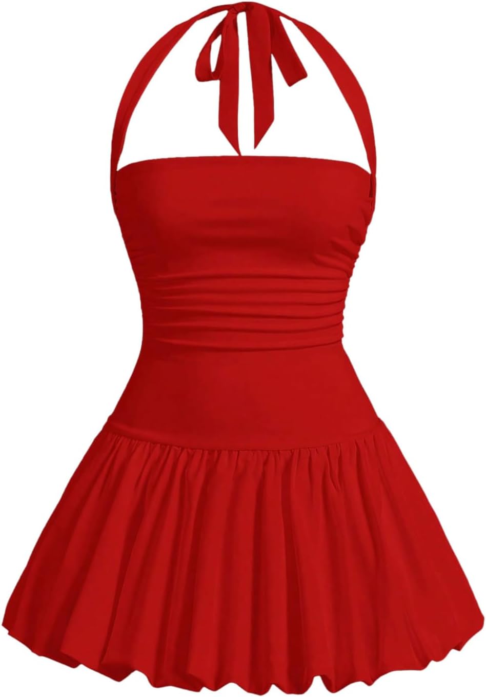 SOLY HUX Women's Bubble Mini Dress for Parties and Graduations