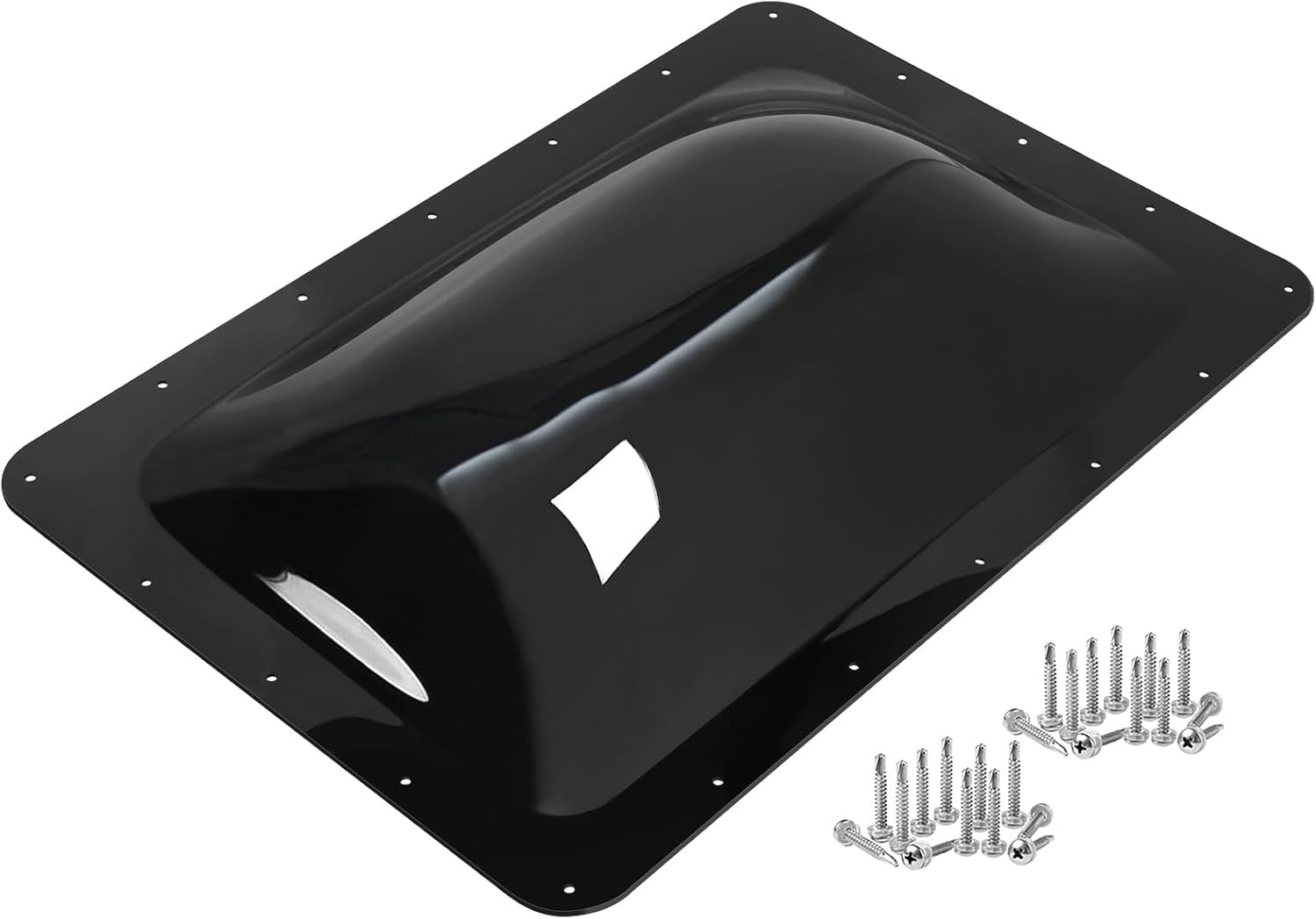 XMK RV Skylight Replacement for 14in x 22in Openings, Black