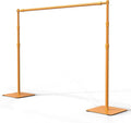 Backdrop Stand 8x10 ft Adjustable Photo Stand Kit - Golden