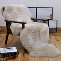 HUAHOO Authentic Sheepskin Rug for Elegant Home Decoration