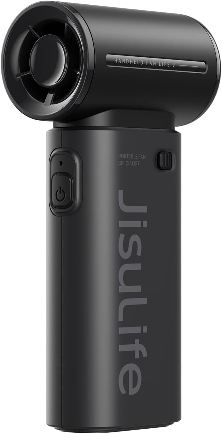 JISULIFE Mini Turbo Fan: 22H Cooling Time, 40000 RPM, 5 Speeds
