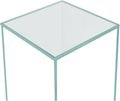 Nano Tall Rimless Aquarium Extra Clear Low Iron Glass - Floating Air