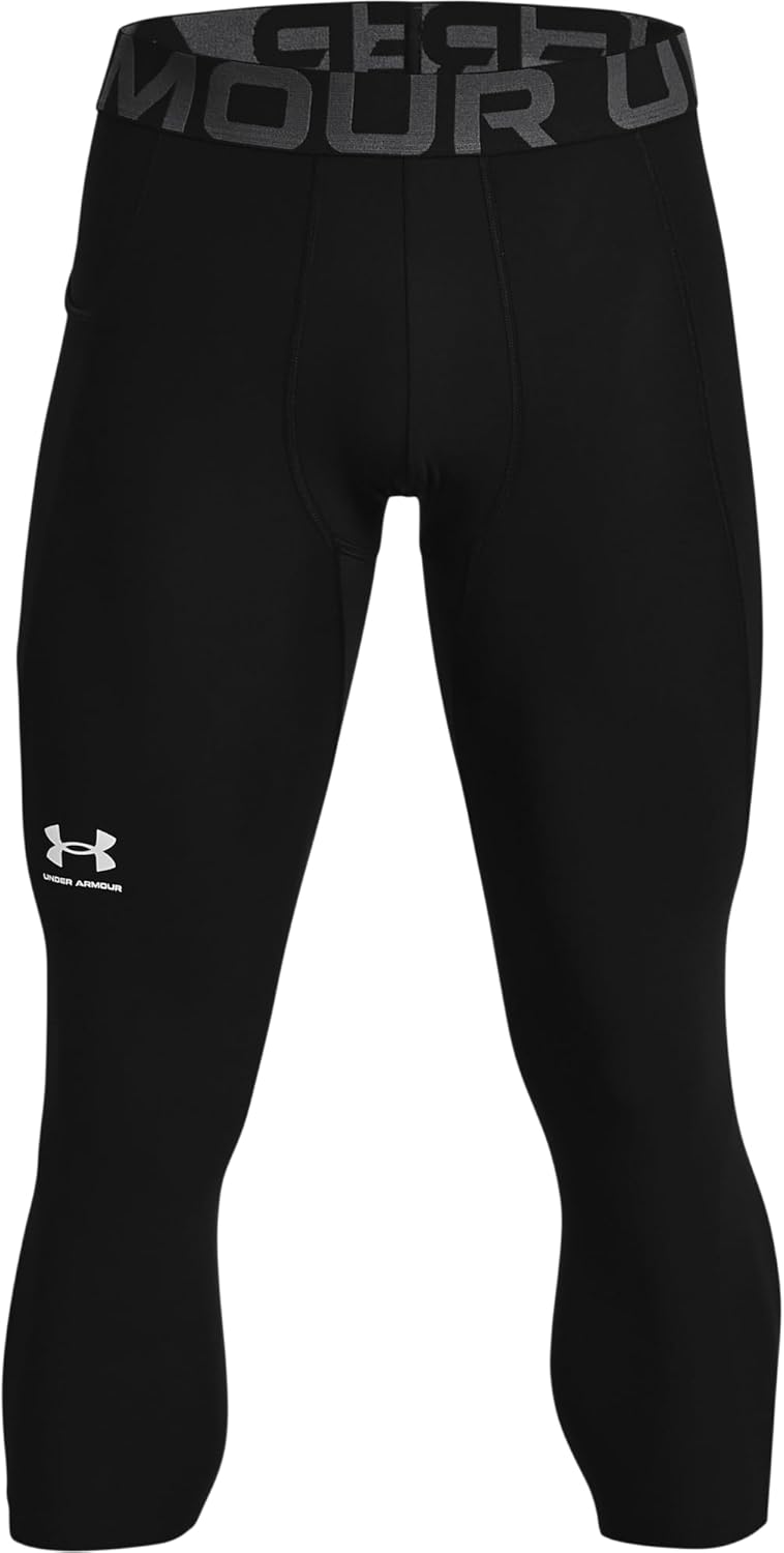 Under Armour Mens HeatGear Armour 3/4 Leggings for Comfort