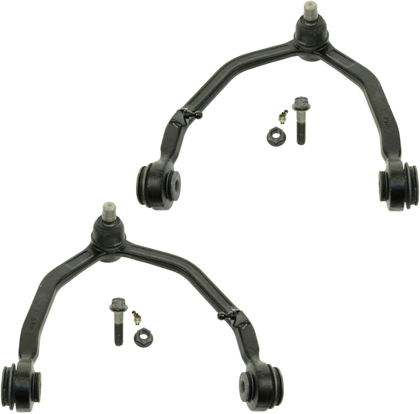 TRQ Front Upper Control Arm Set for 1993-1998 Lincoln Mark VIII