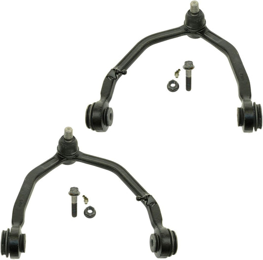 TRQ Front Upper Control Arm Set for 1993-1998 Lincoln Mark VIII