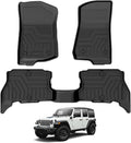 T TGBROS Floor Mats Custom Fit for 2021-2024 Jeep Wrangler 4XE