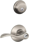 Schlage FB50 V Acc 619 Single Cylinder Deadbolt and Accent Lever