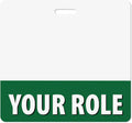 Bulk Custom Badge Buddies Dark Green ID Backer Cards for Professionals