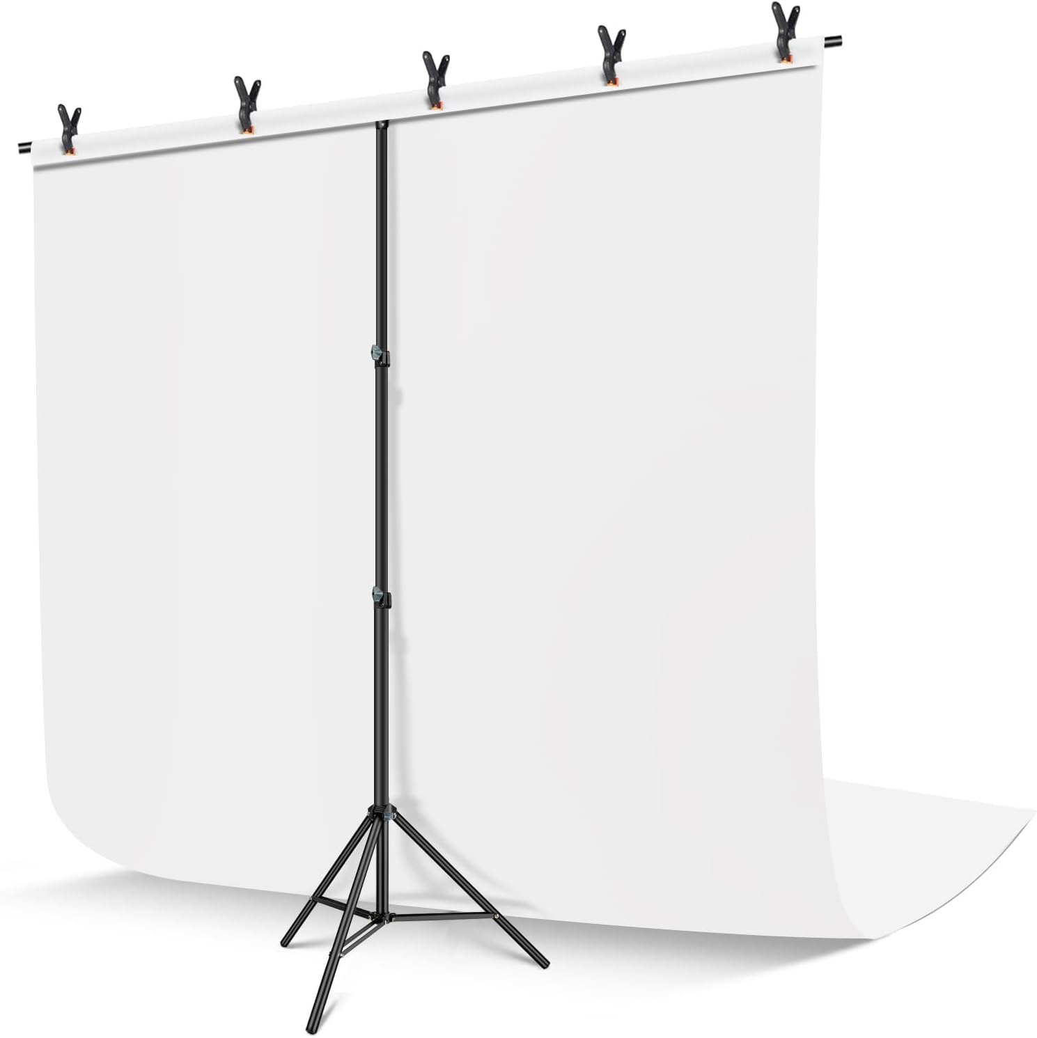 Portable White Photo Backdrop Kit - Perfect for Photoshoots!