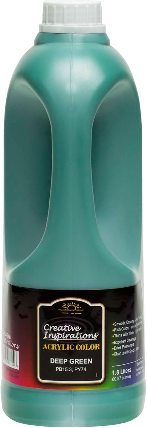 Creative Inspirations Acrylic Paint - Deep Green - 1.8 Liter