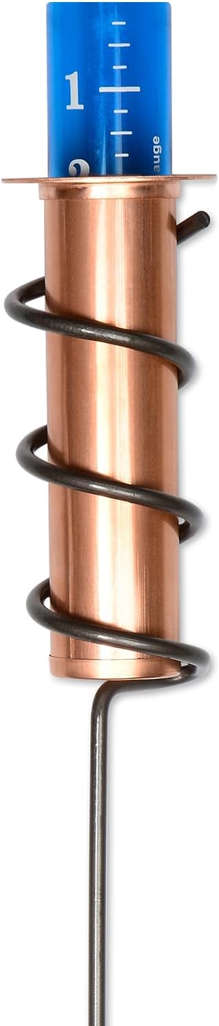 WCRG Copper Rain Gauge for Yard - Accurate & Decorative Design
