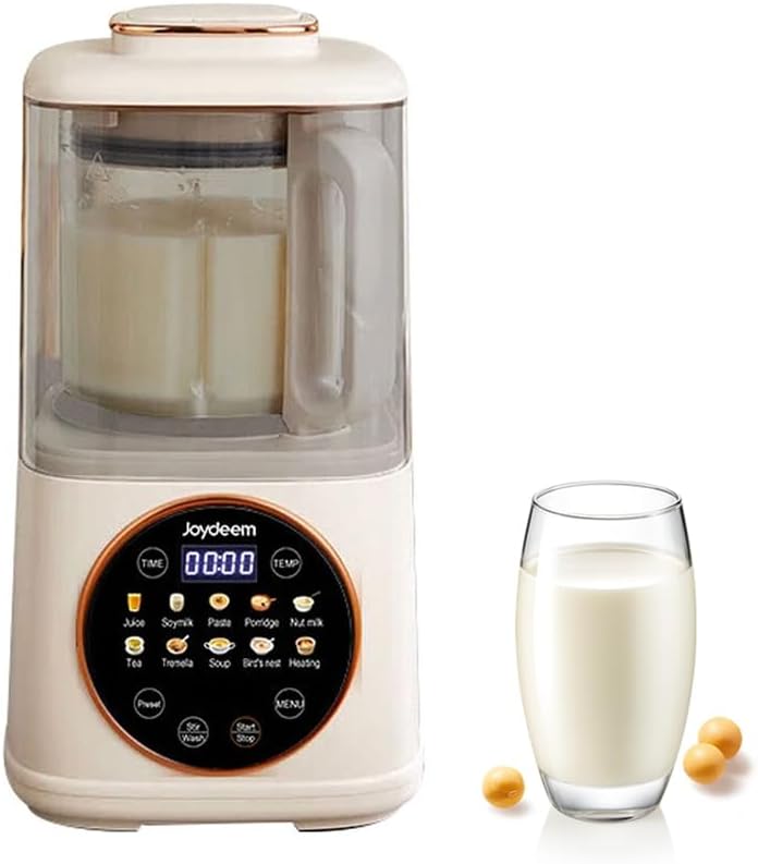 Silent Joydeem Soy Milk Blender - 8-Speed, 12H Preset