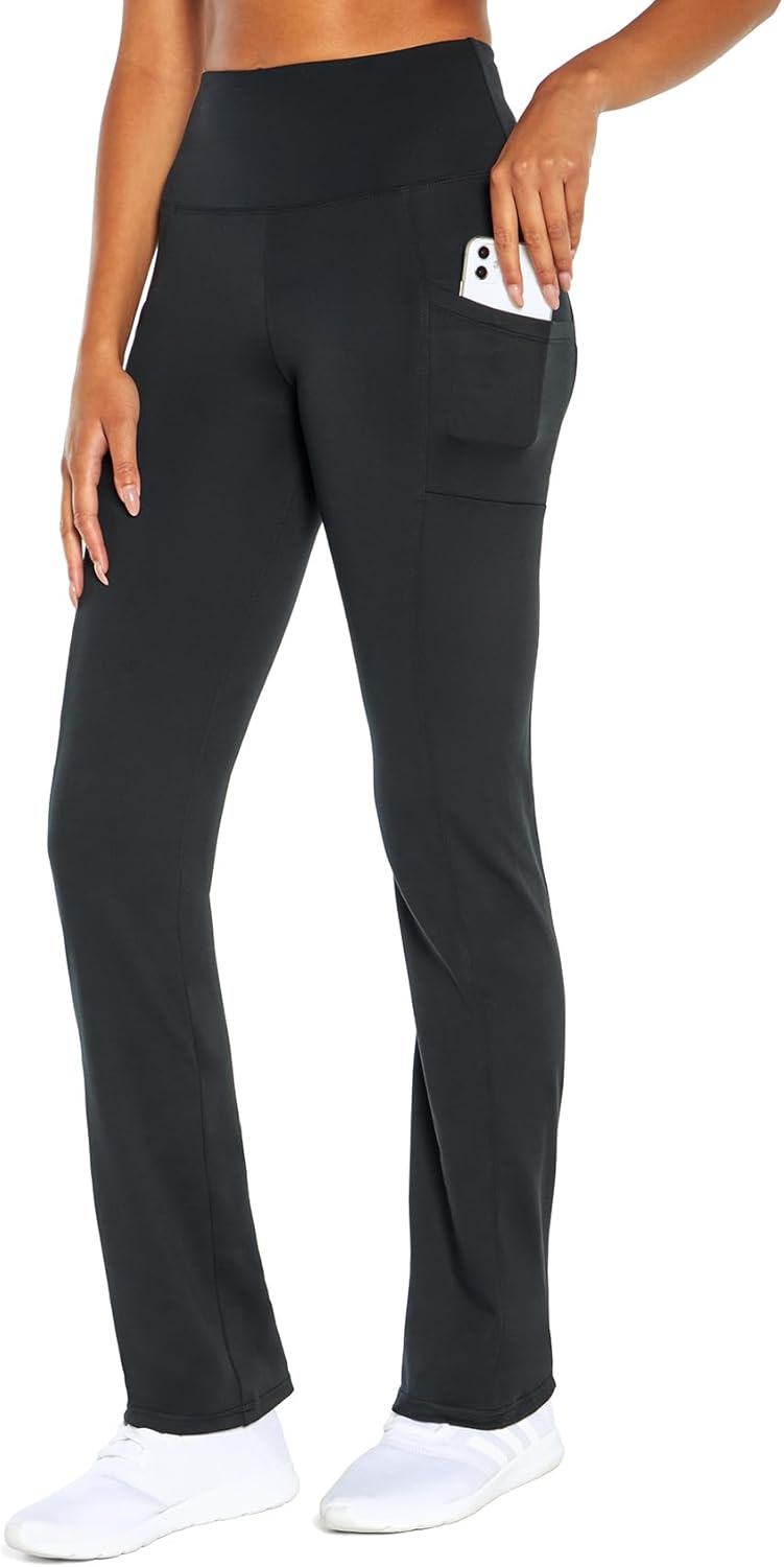 Marika Women's Jada Bootcut Pant - High Rise, Pocketed Comfort