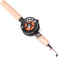 Ice Fishing Rod Casting Hard Retractable Pole Set - Compact Portable