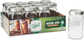 Ball Wide Mouth Clear Glass Canning Quart Mason Jars 12 Pack