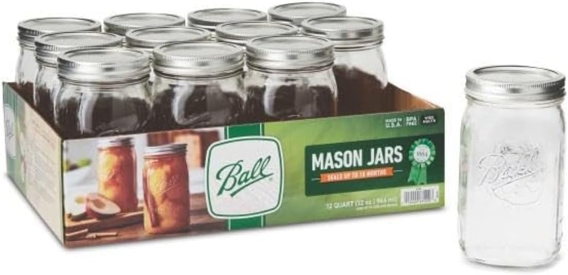 Ball Wide Mouth Clear Glass Canning Jars for Home Canning Needs