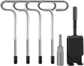 Universal Ice Anchor Tool with Drill Adapter Kit - Durable Ice Fishing