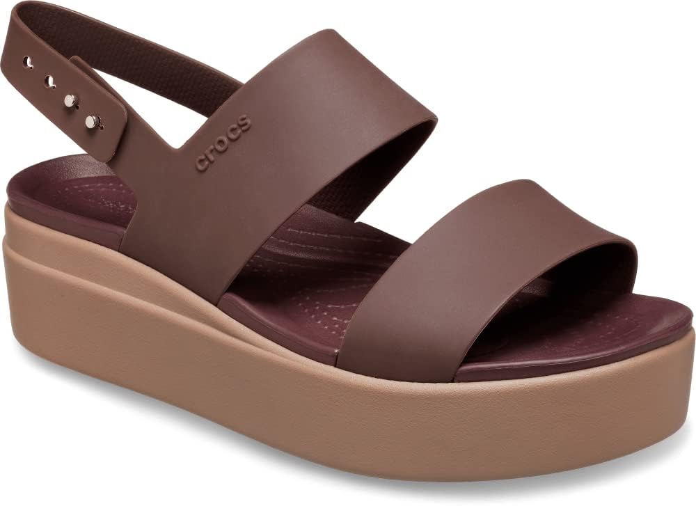 Crocs Women's Brooklyn Low Wedge Sandals for Effortless Style